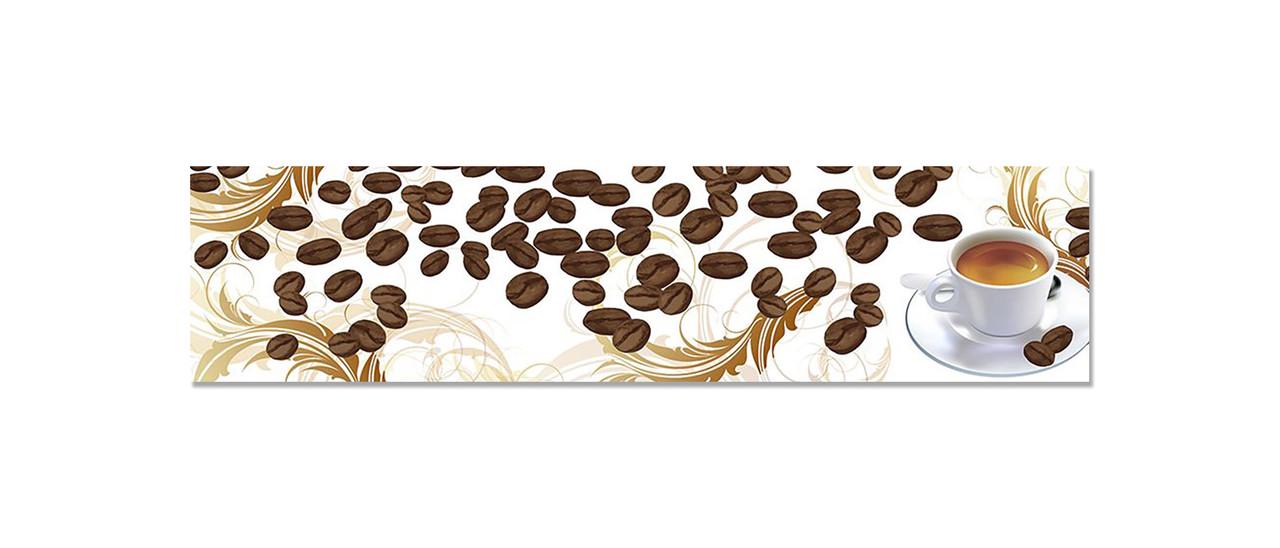 Наклейка виниловая на кухню Zatarga Нарисованный Кофе 600х2500 мм (1283915592)