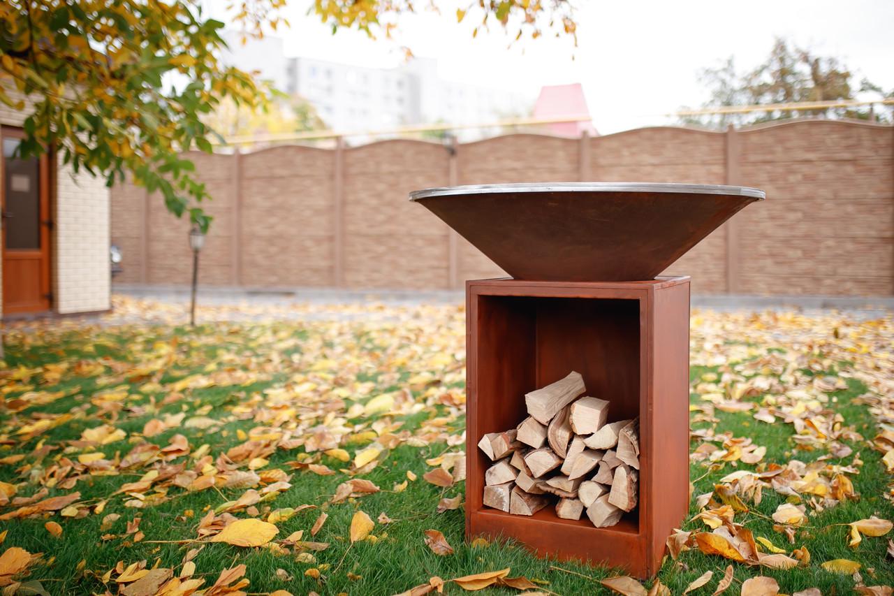 Гриль-мангал барбекю з відкритою тумбою Smoke House Holla Grill Open Rust (600004) - фото 6 Гриль-мангал барбекю з відкритою тумбою Smoke House Holla Grill Open Rust (600004) - фото 6