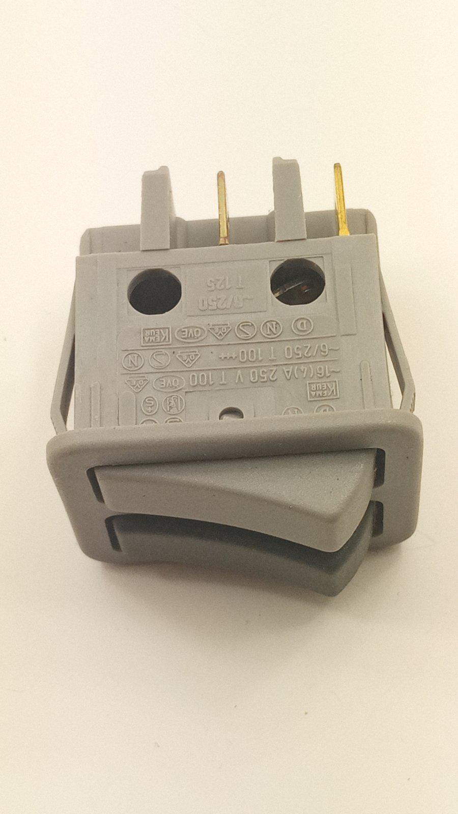 Вимикач 2WiXIIW4-16A250 16A-250V (09952)