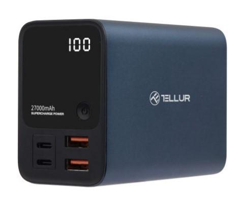 Повербанк Tellur PD903 Ultra Pro 27000 mAh Blue (TLL158391)