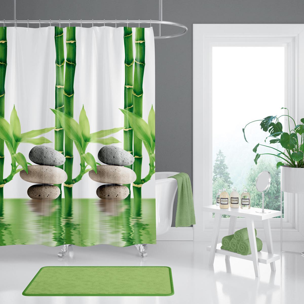 Штора для ванной Tropik Bamboo 240x200 см (25486815)