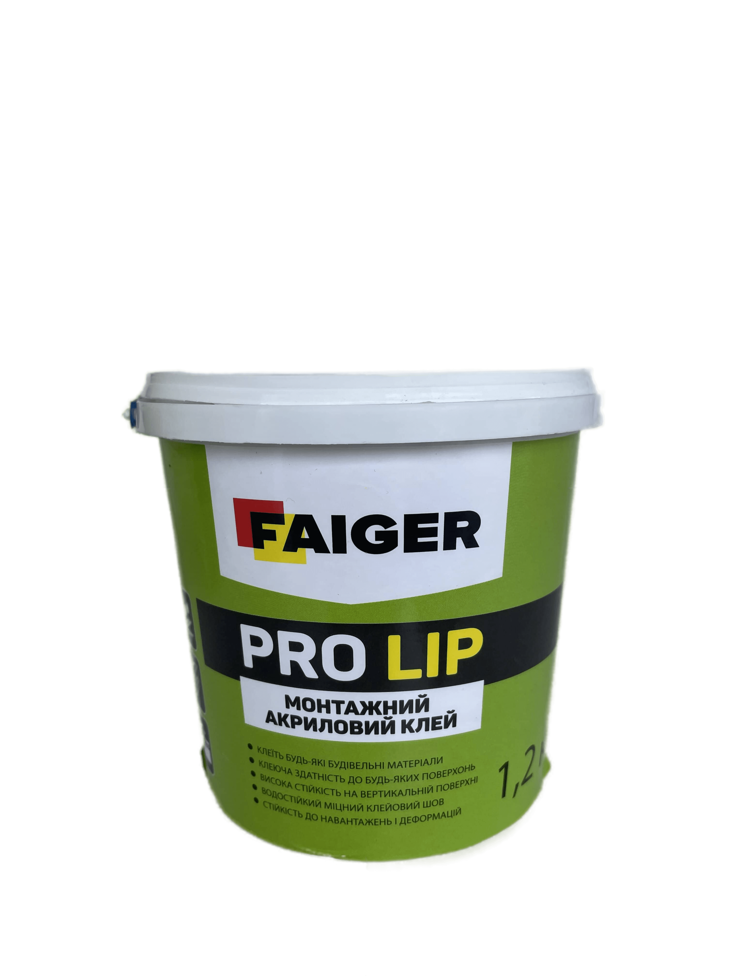 Клей монтажный акриловый Faiger PRO LIP 1,2 кг (000013905)