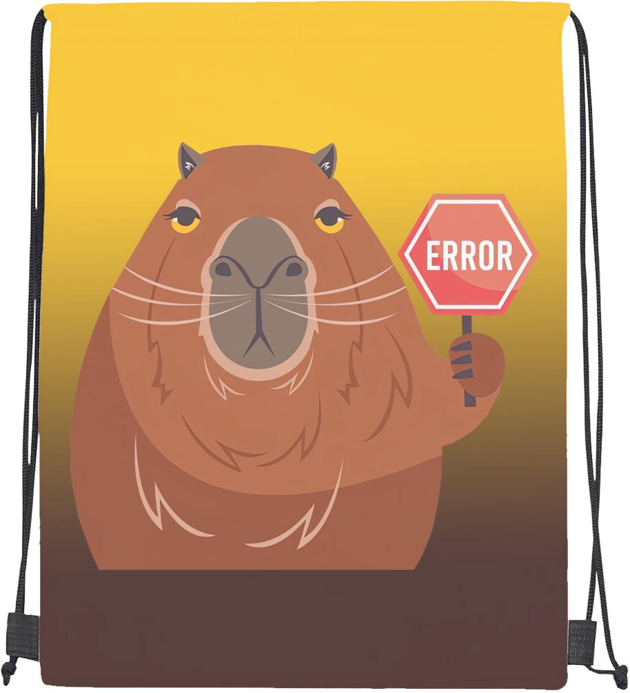 Мішок cпортивний Капібара Error (mishok-sport-617393535-kapibara-error)