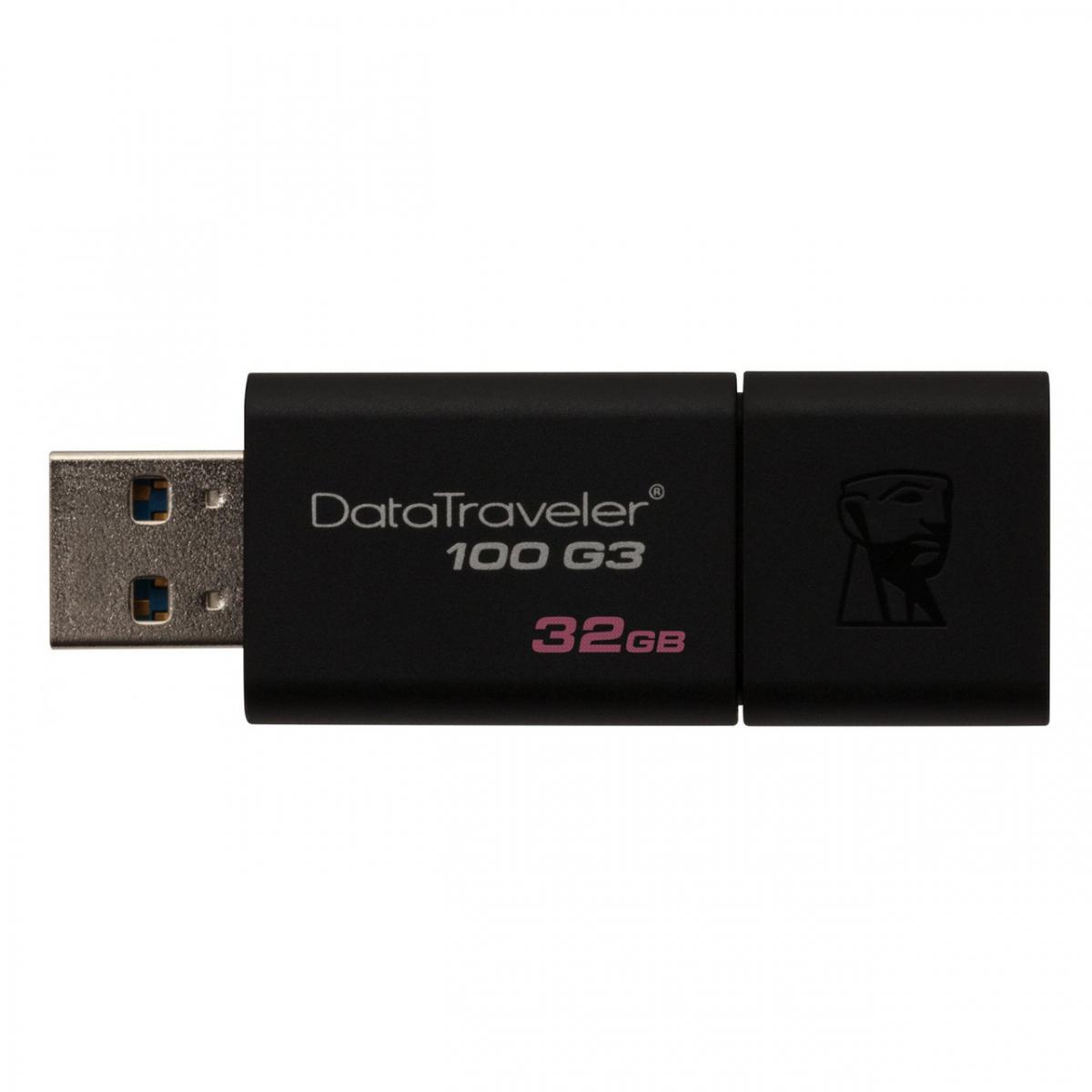 Флеш-память USB Kingston DataTraveler 100 DT100G3/32GB USB 3.1 - фото 4 Флеш-память USB Kingston DataTraveler 100 DT100G3/32GB USB 3.1 - фото 4