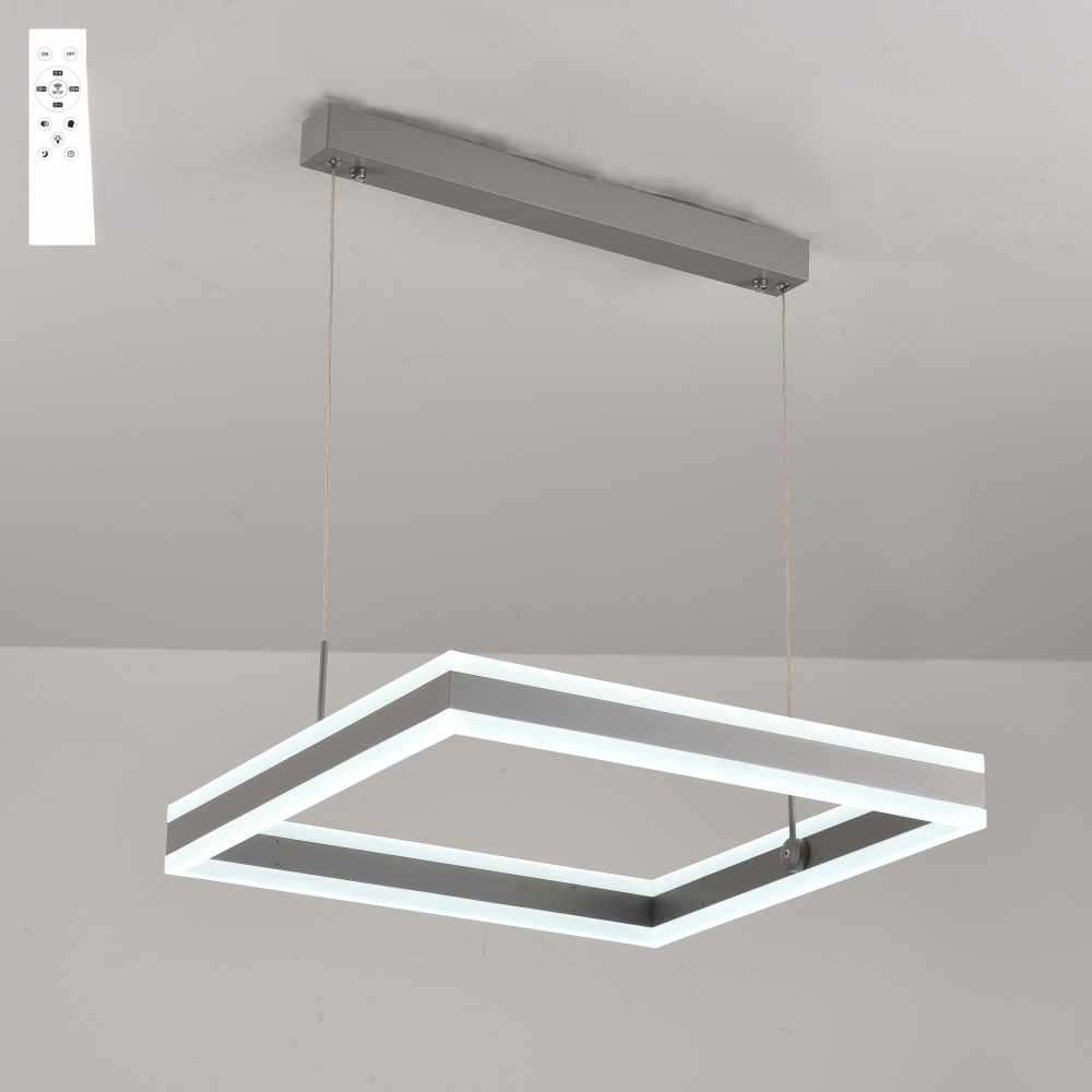 Люстра-смарт світлодіодна підвісна ESLLSE STELLA S 100 Вт 500x500x1200 мм Сірий (141-10308-01) - фото 1 Люстра-смарт світлодіодна підвісна ESLLSE STELLA S 100 Вт 500x500x1200 мм Сірий (141-10308-01) - фото 1