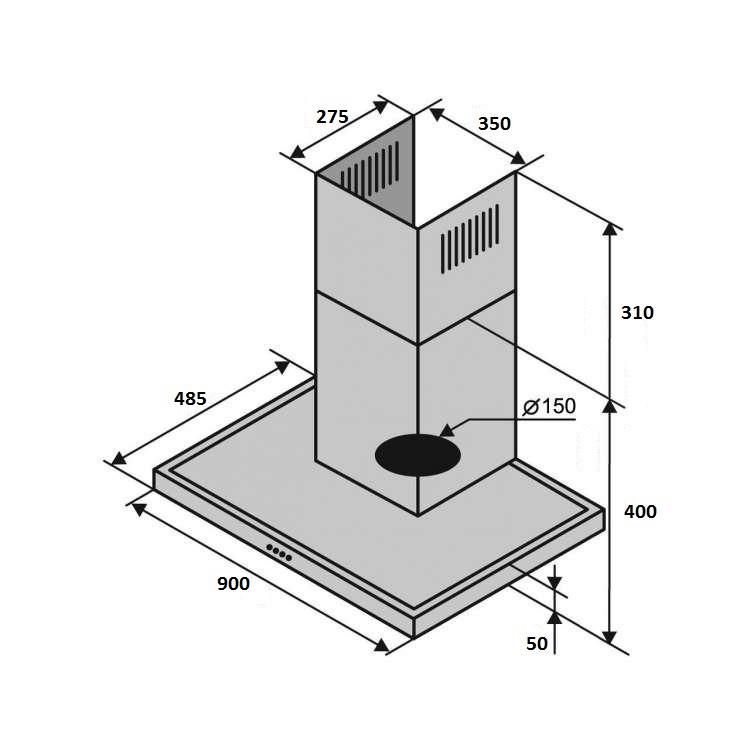 Вытяжка ELEGANT HE 9A9 - фото 6 Вытяжка ELEGANT HE 9A9 - фото 6