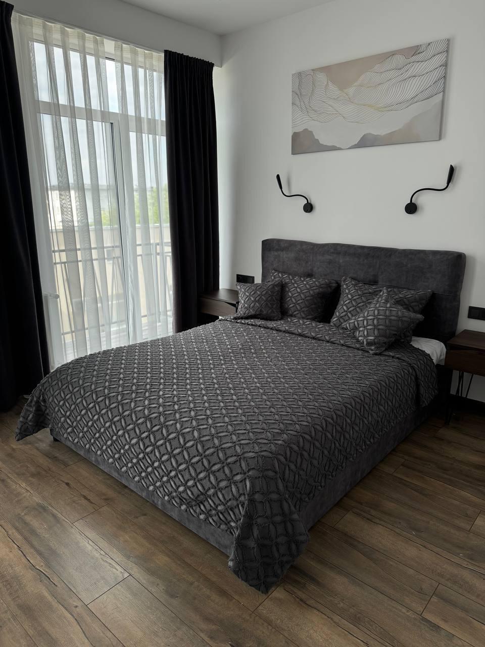 Покрывало Фрея 140x250 см Графитовый (21621-10-140x250cm)