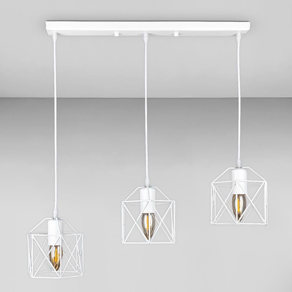 Люстра підвісна лофт Light House LS-17162F-3 WH 500 Білий