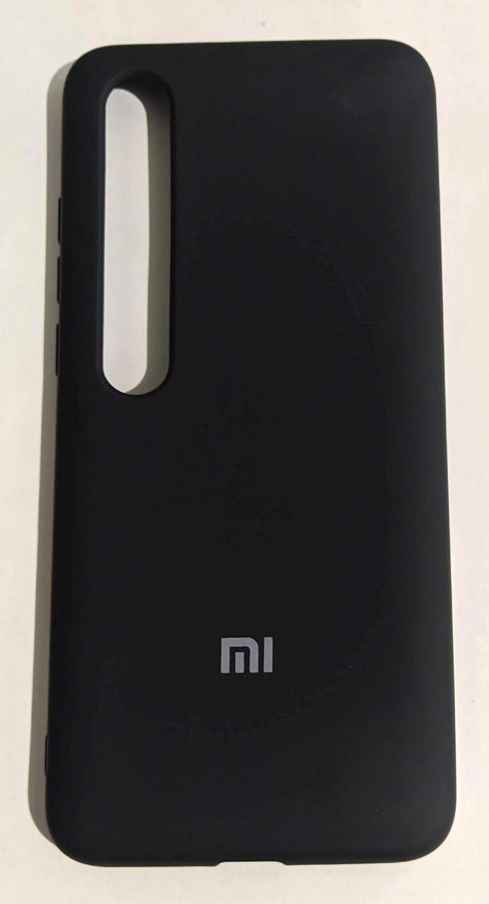 Силіконовий чохол Silicone Case для Xiaomi Mi 10 Pro чорний