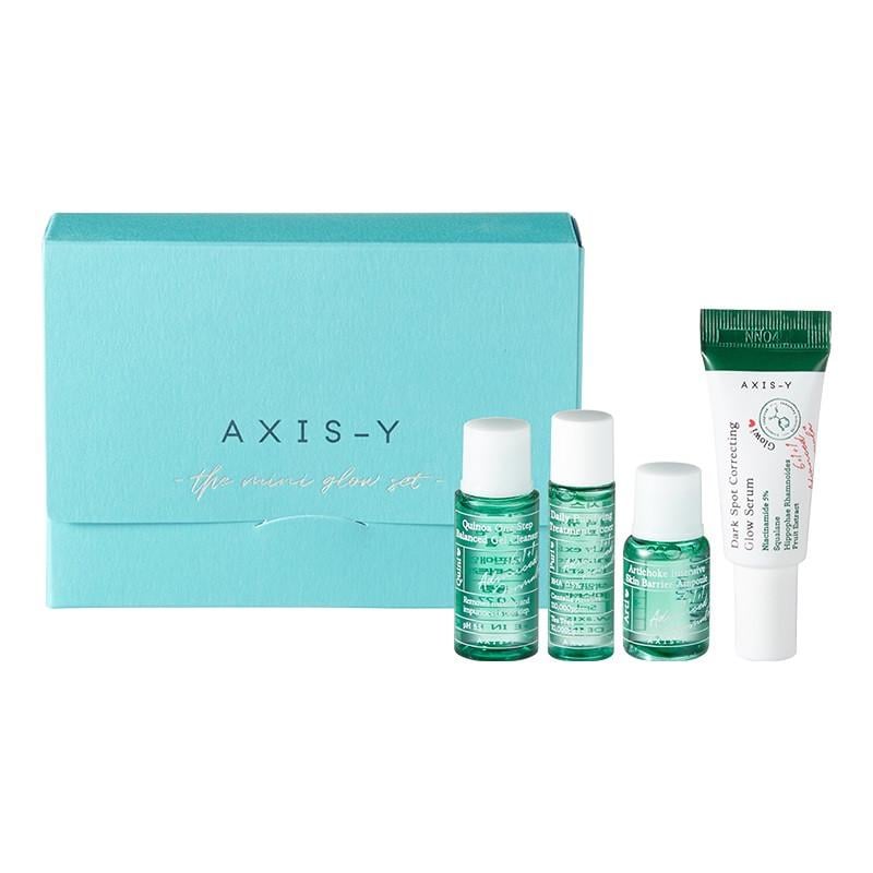 Набор миниатюр для сияния и выравнивания тона кожи AXIS-Y The Mini Glow Set.