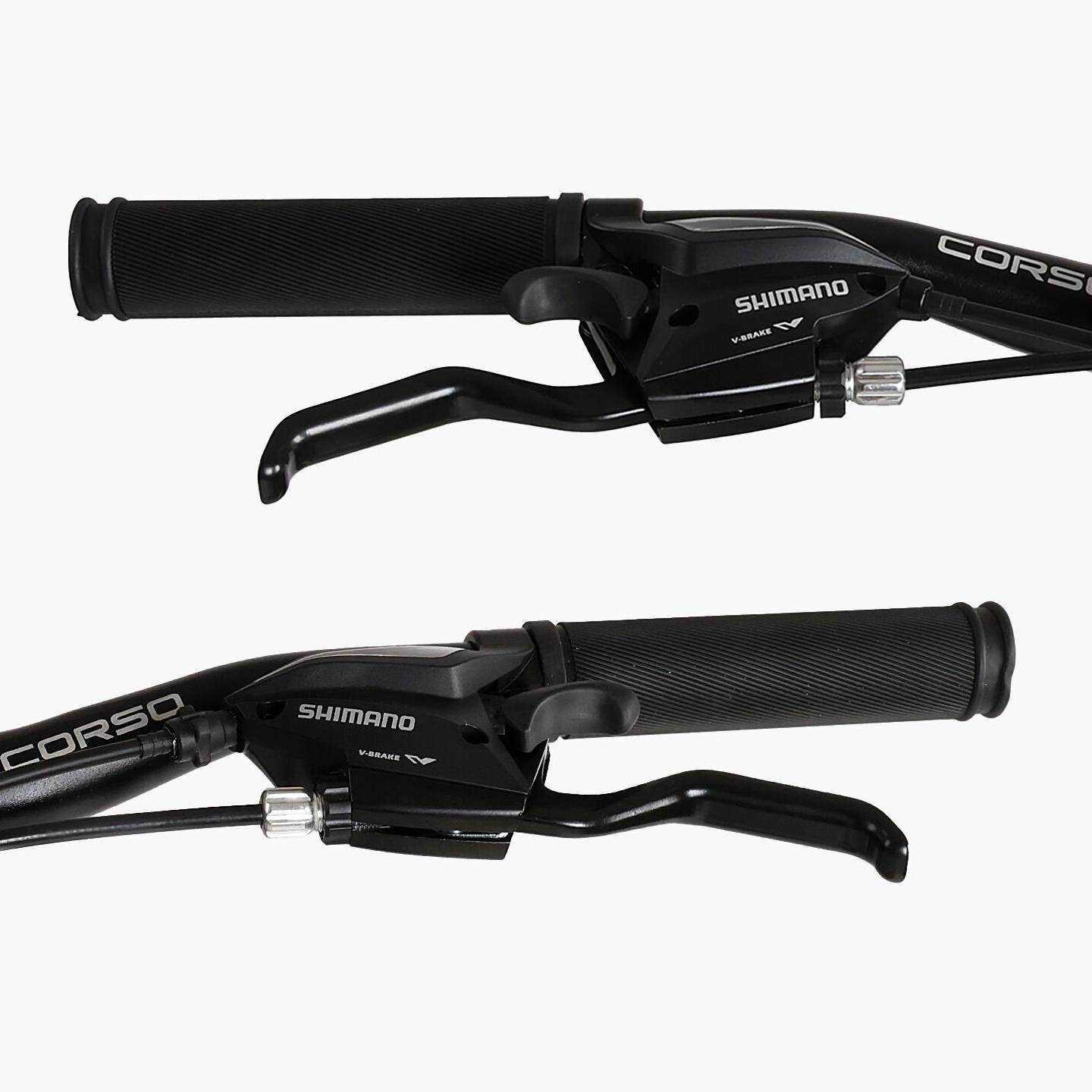 Велосипед горный Corso Evolution алюминиевый литые диски рама 26"/13" Серо-желтый (824568383) - фото 4 Велосипед горный Corso Evolution алюминиевый литые диски рама 26"/13" Серо-желтый (824568383) - фото 4