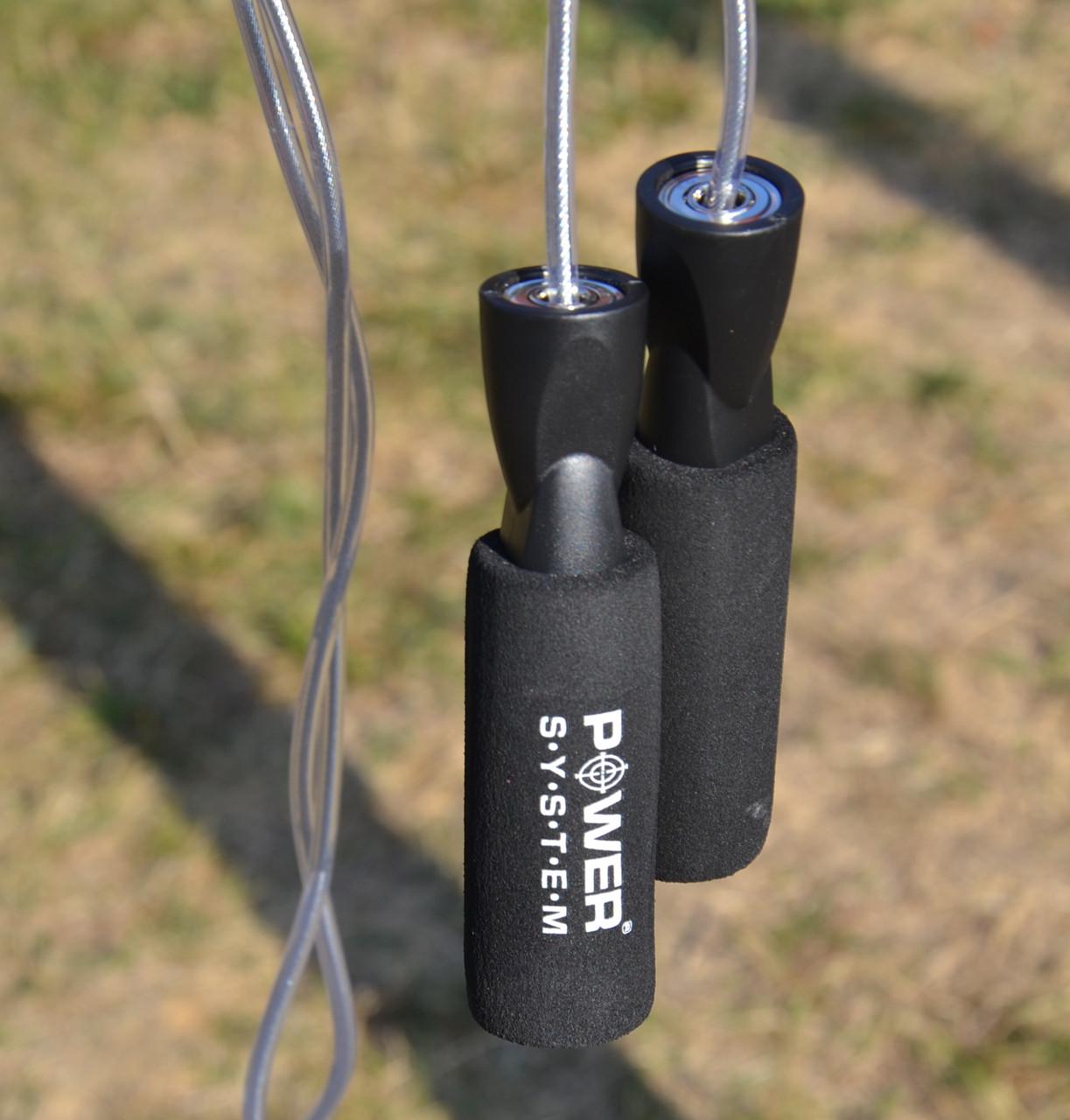 Скакалка швидкісна з підшипниками Power System PS-4004 Speed Jump Rope 2,8 м - фото 5