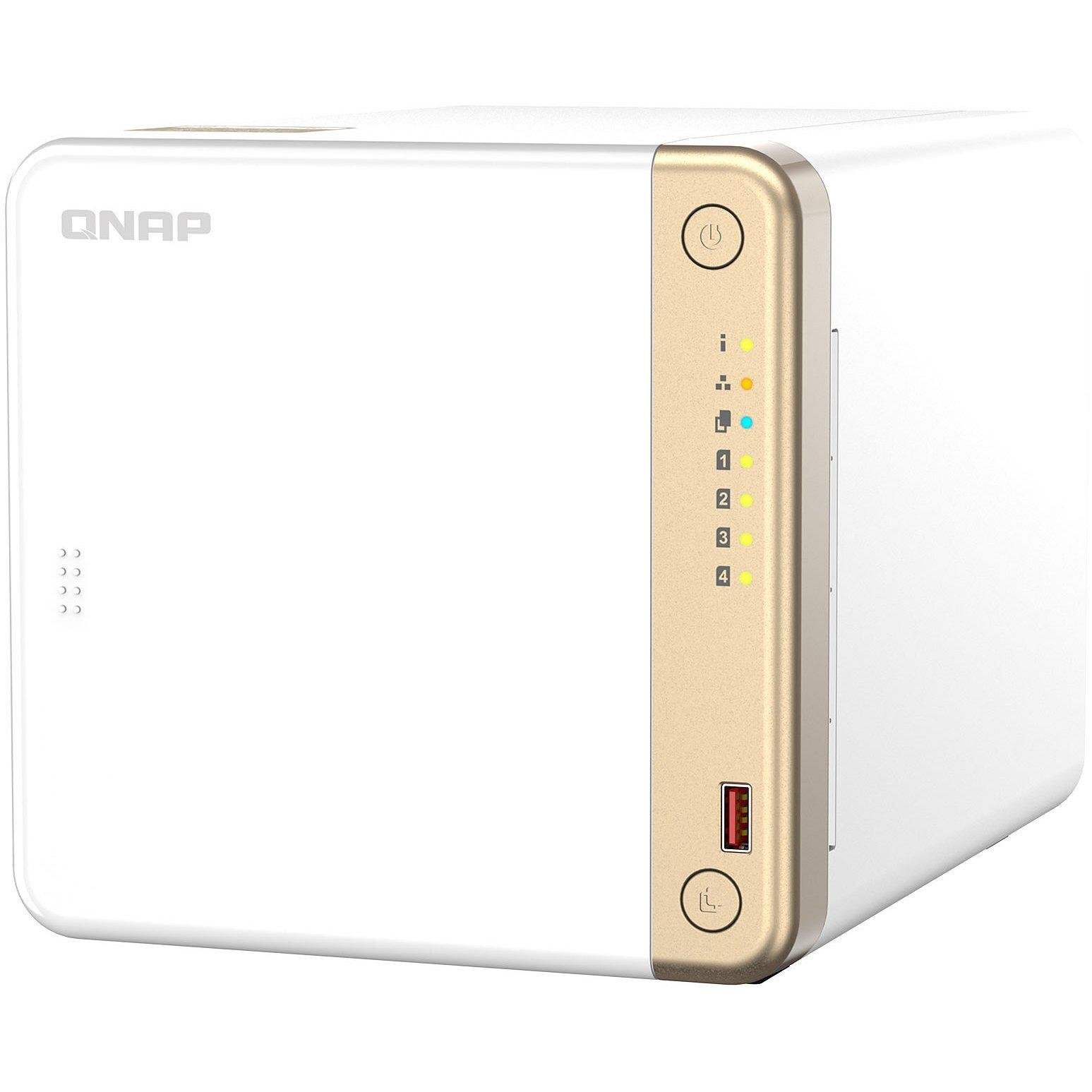 Сетевое хранилище QNAP TS-462-2G Белый (10920897)