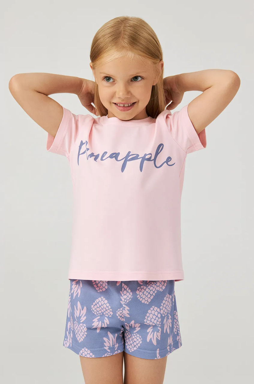 Пижама детская для девочек Ellen PINEAPPLE 2070/03/04 110 см Розовый Пижама детская для девочек Ellen PINEAPPLE 2070/03/04 110 см Розовый