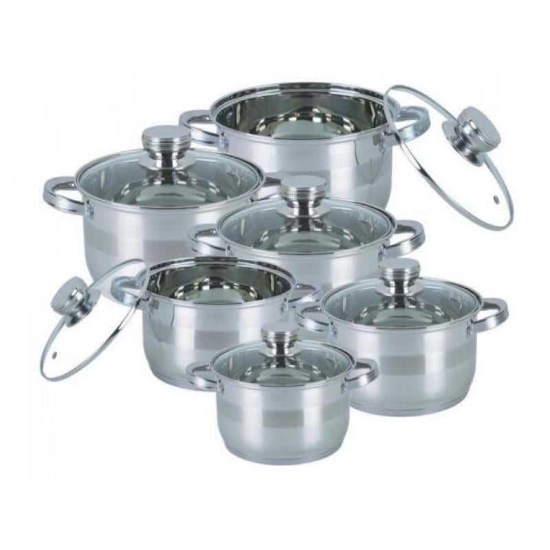 Набор кастрюль с крышками Bohmann BH 1275 N 12 пр. (1771194586)