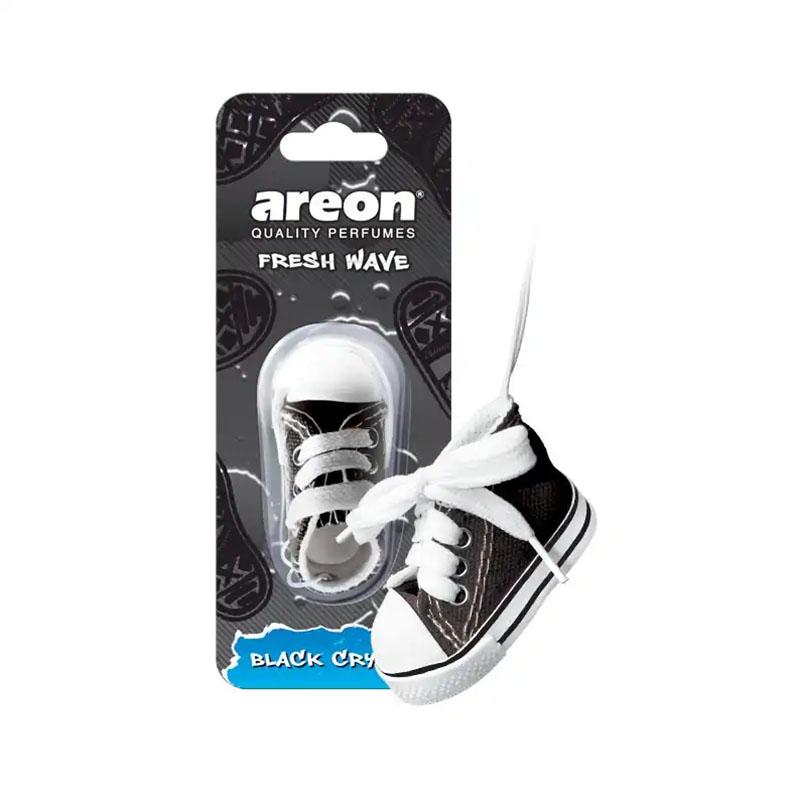 Ароматизатор Areon Fresh Wave Черный кристалл кеды подвеска (077222)