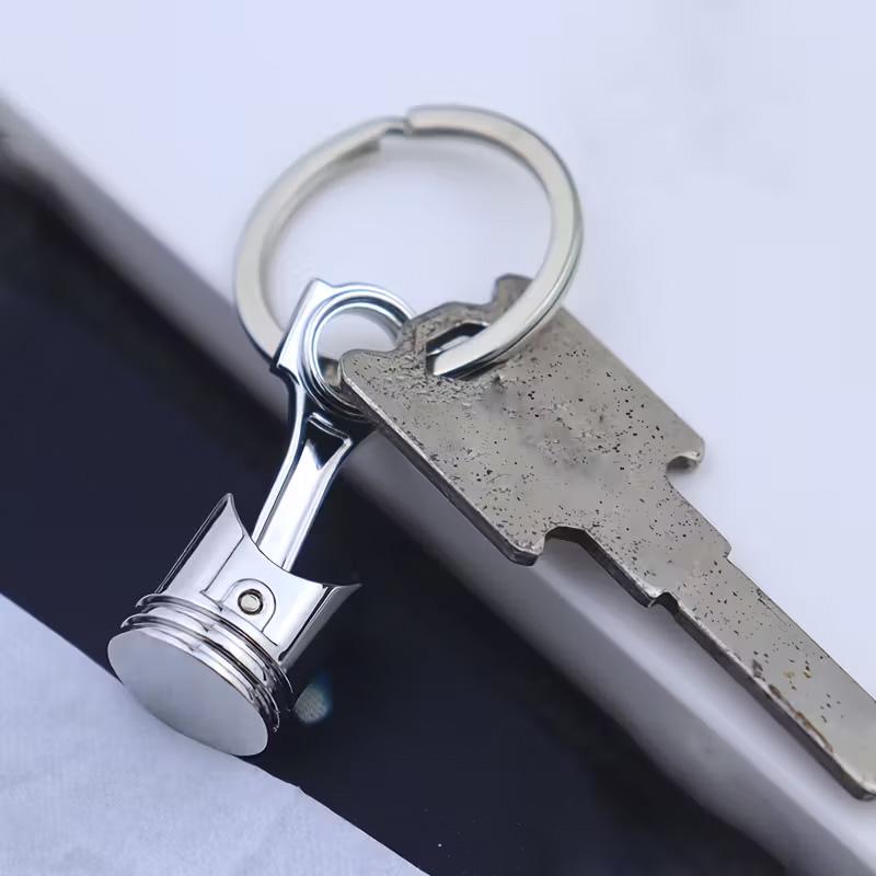 Брелок для ключей Поршень двигателя автомобиля металлический Серебристый (99_12_0_1С) - фото 12