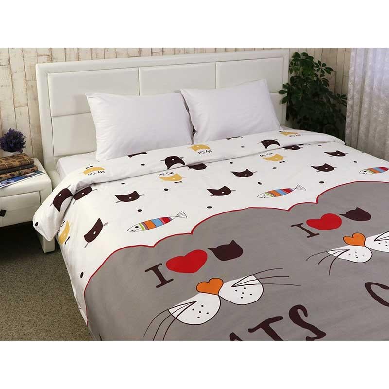 Постельное белье Руно сатин My Cat семейное (19770)