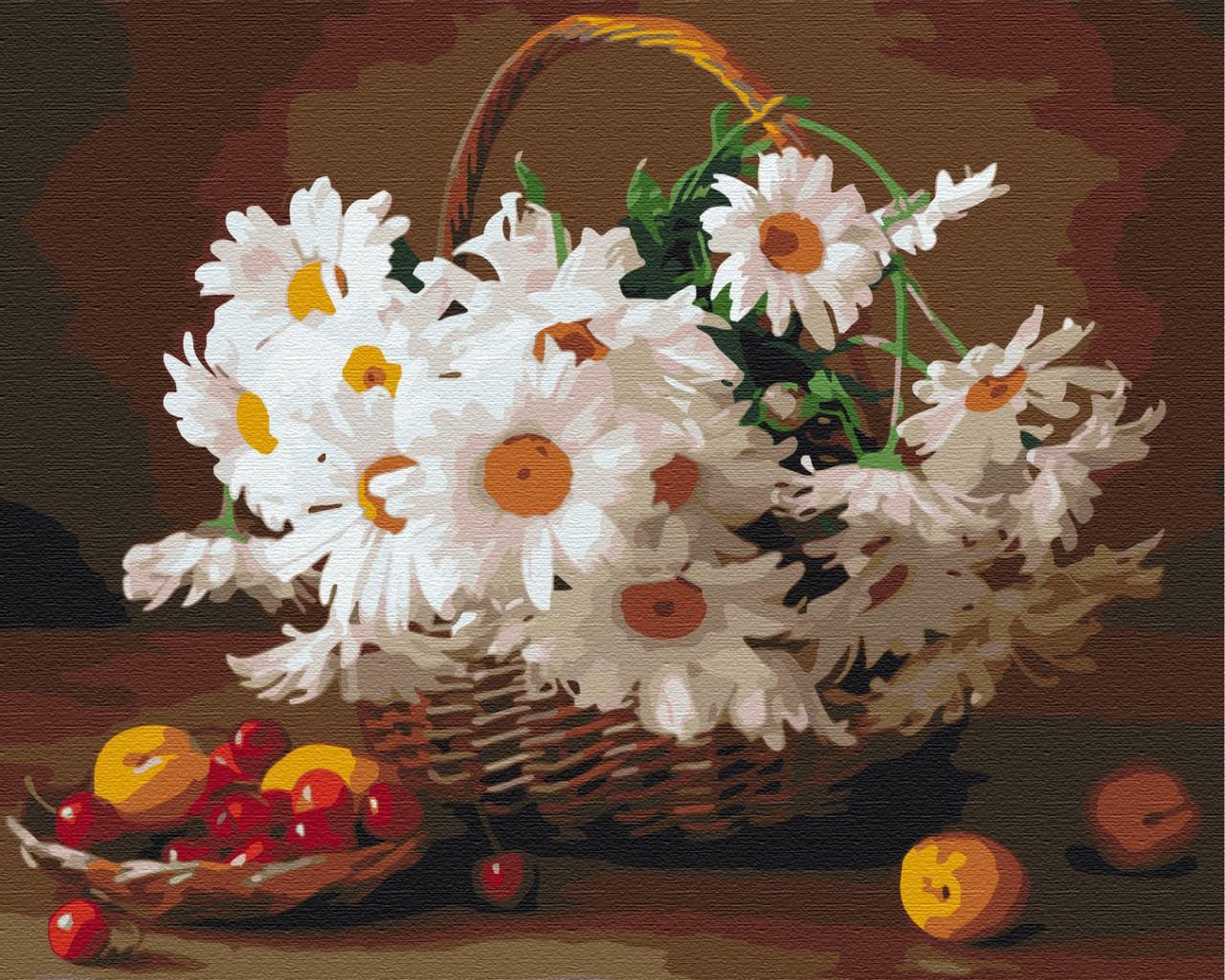 Картина по номерам BrushMe Полевые ромашки 40х50 см (BS29376)