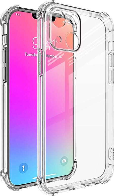Прозрачный чехол Ultra Air для iPhone 13 mini (усиленный углами) (23987)
