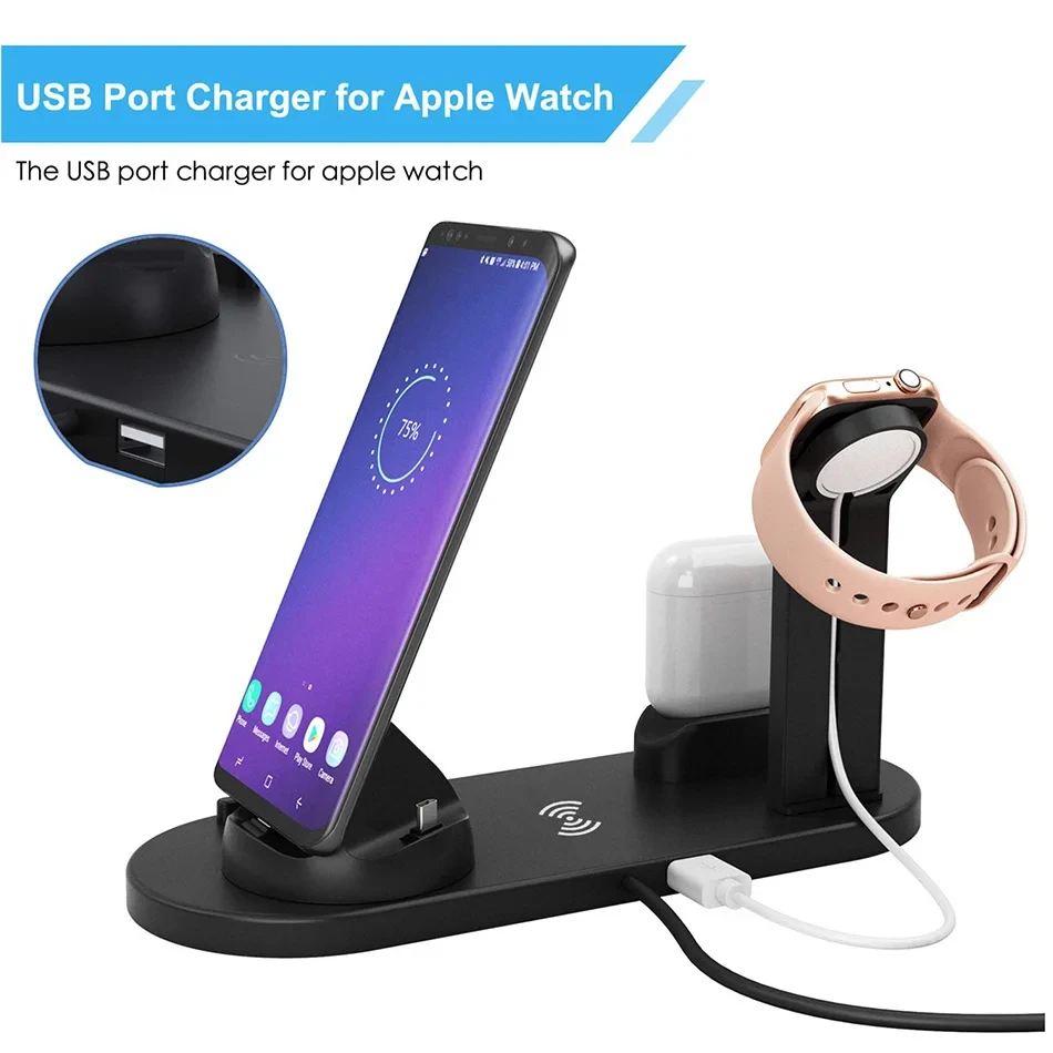 Зарядний пристрій для телефонів бездротовий Wireless charger 10 Вт - фото 2