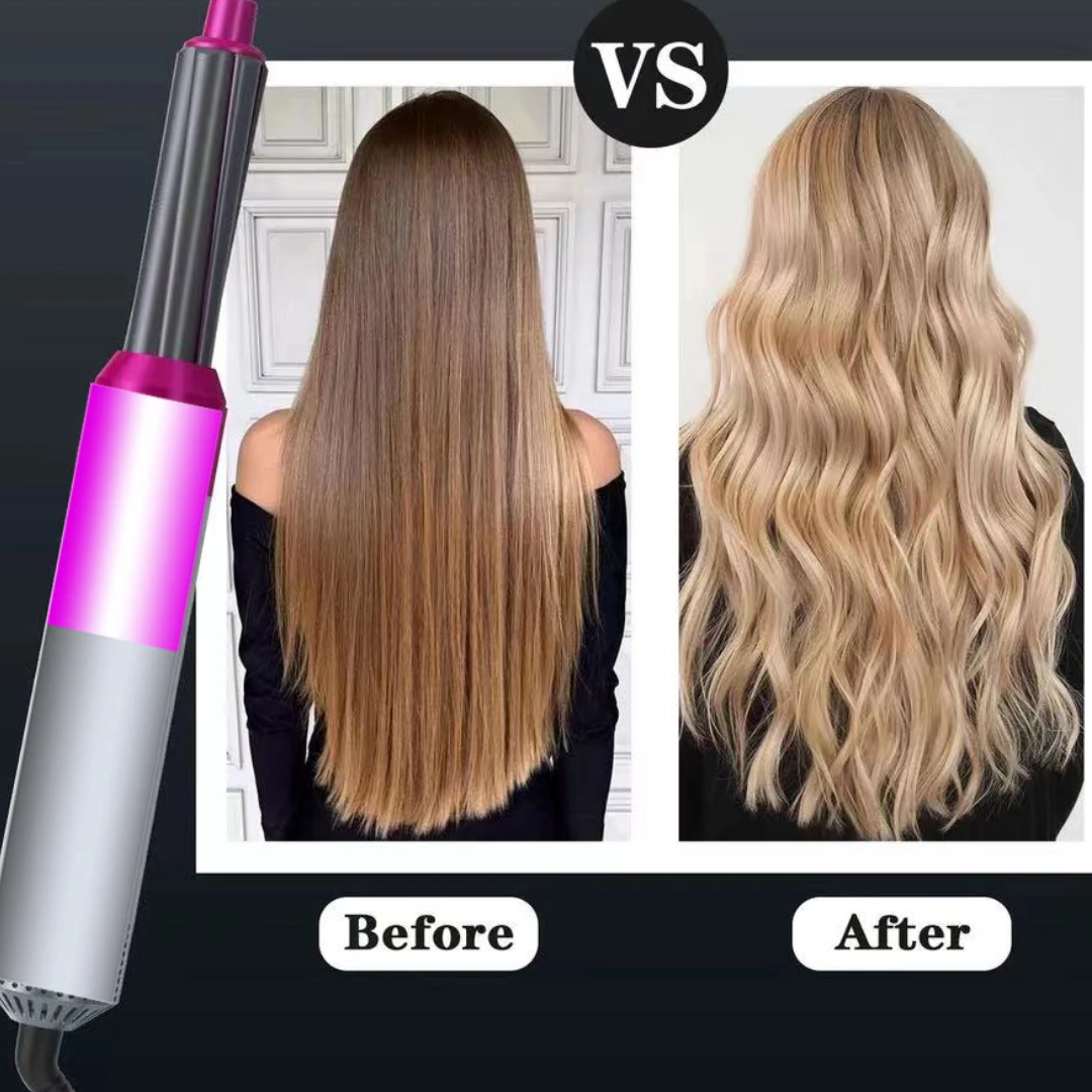 Стайлер фен для волосся HAIR BRUSH Styler Dayson з насадками для укладання волосся 5в1 - фото 9