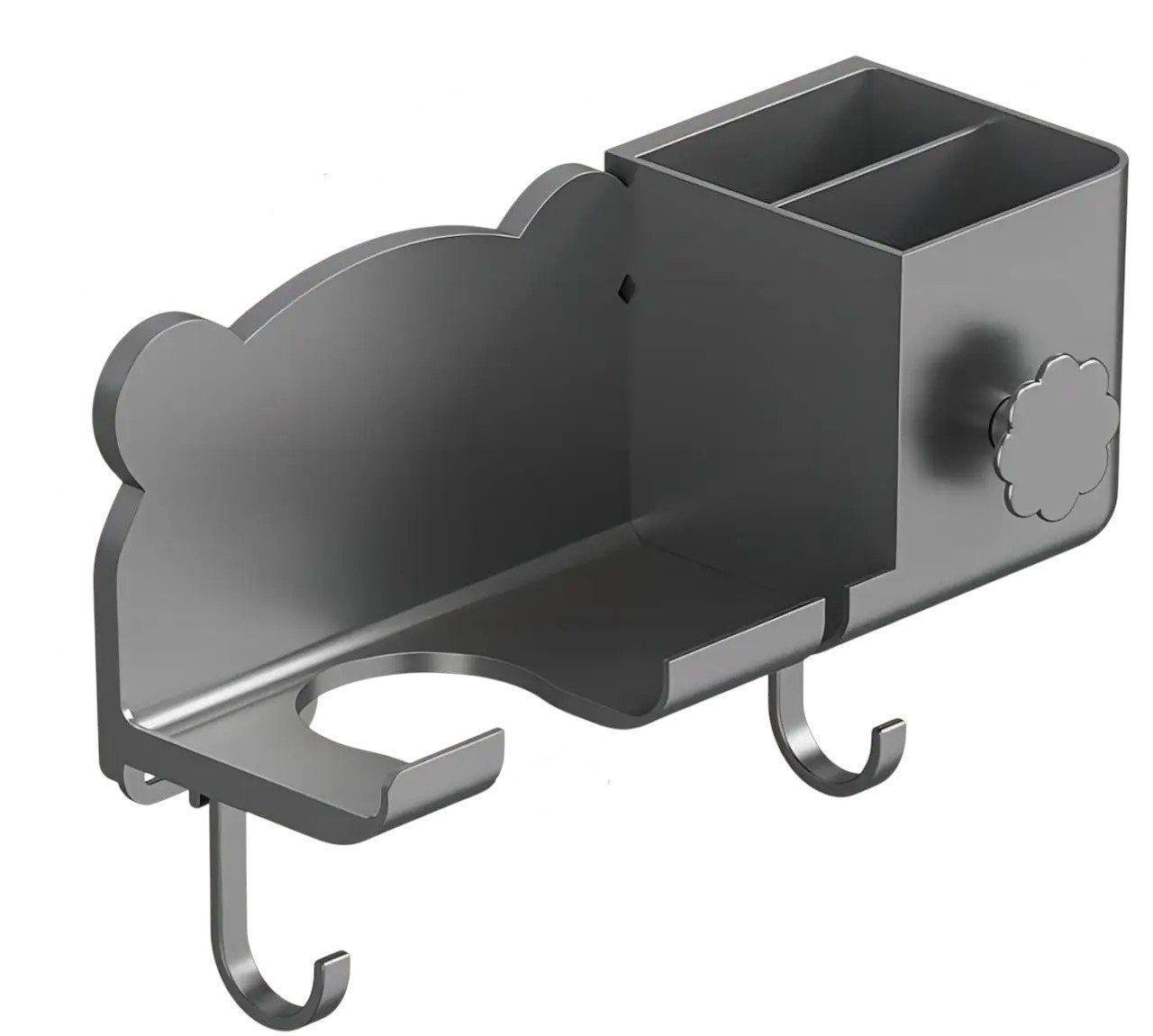 Держатель для фена Storage Shelf настенный с органайзером (AND-74-20-50)