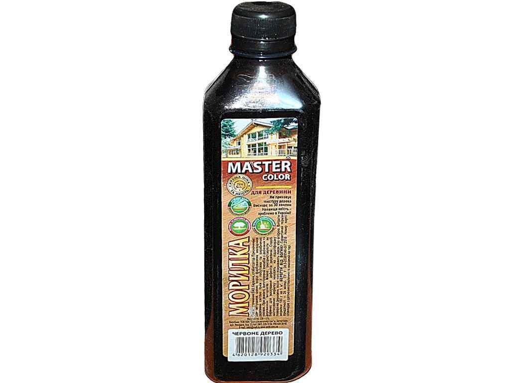 Морилка МASTER COLOR спиртова 400 мл 330 г Червоне дерево (120474)