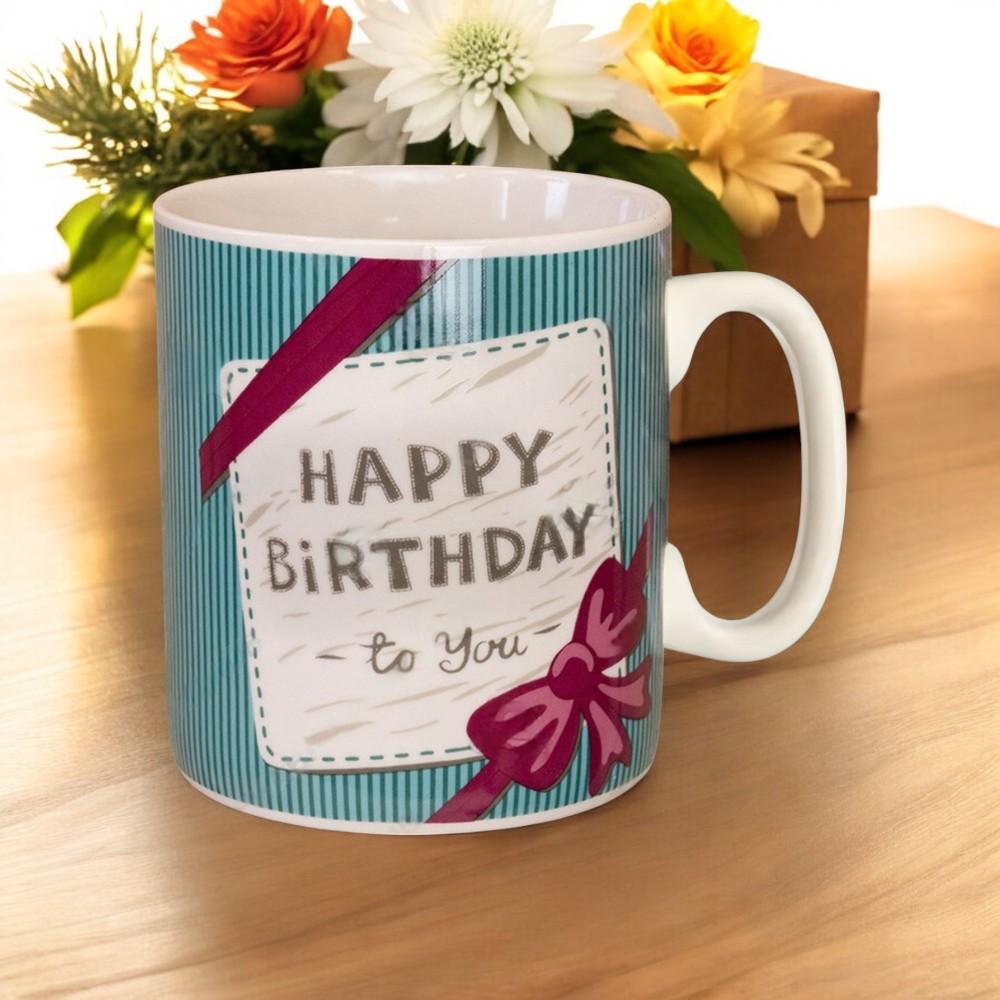 Кружка большая керамическая "Happy Birthday to You" 1 л - фото 8 Кружка большая керамическая "Happy Birthday to You" 1 л - фото 8