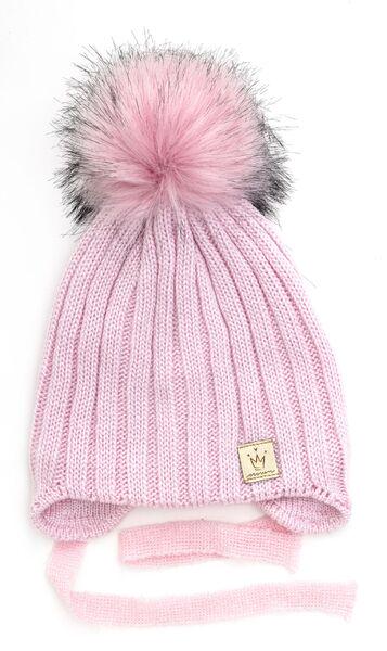 Шапка детская для девочек Корона D952 флис 46-50 см Сиреневый - фото 5 Шапка детская для девочек Корона D952 флис 46-50 см Сиреневый - фото 5