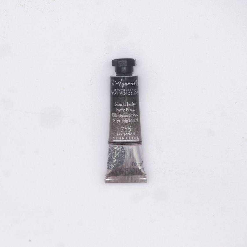 Акварель в тюбиках Sennelier L'Aquarelle S1 10 мл Слоновая кость/Черный