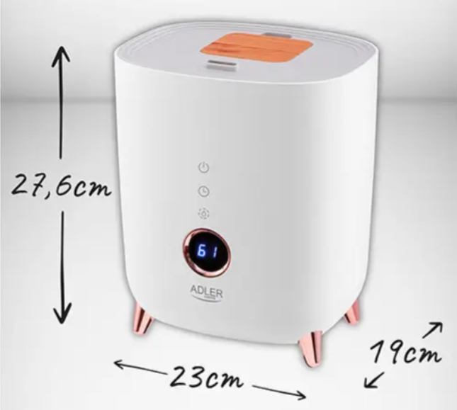 ​Зволожувач повітря Adler AD 7972 ультразвуковий 4 л Білий (29411168) - фото 4