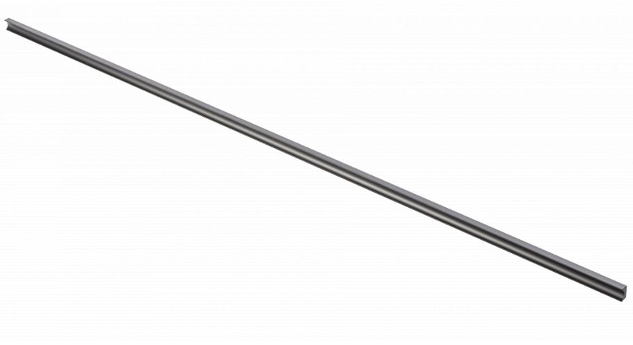 Меблева ручка профіль GTV GROOVE алюмінієва 1200 мм Чорний матовий (UA-GROOVE-1200-20M)