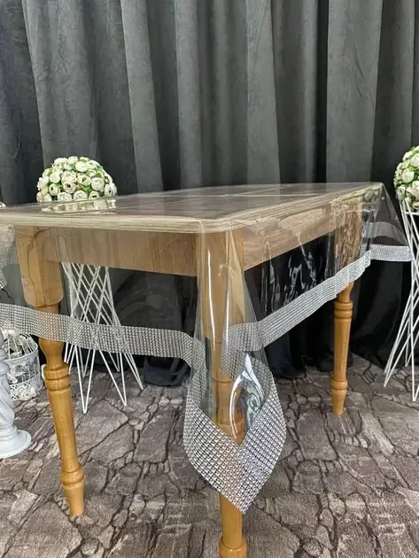 Скатерть силиконовая Cristal прямоугольная 150x300 см (150300)