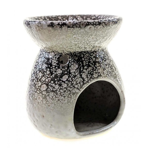Аромалампа керамическая Style 10х9х9 см Black/White