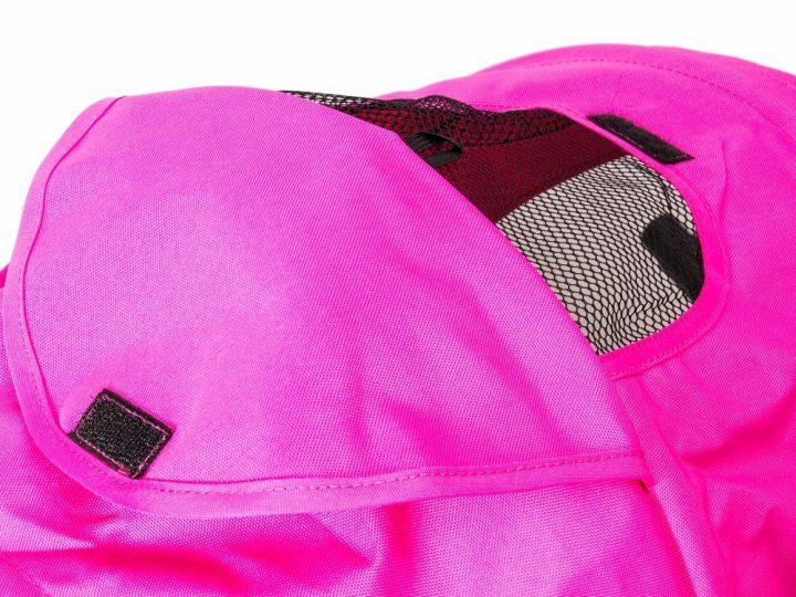 Детский велосипед-коляска трехколесный Neo 4 Air надувные колеса с фарой Розовый - фото 6