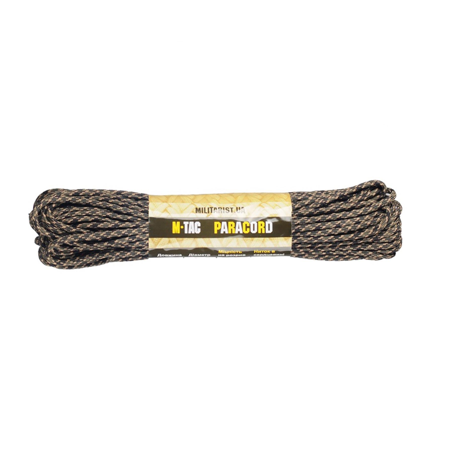 Паракорд M-Tac 550 type III 30 м Tiger Stripe Паракорд M-Tac 550 type III 30 м Tiger Stripe