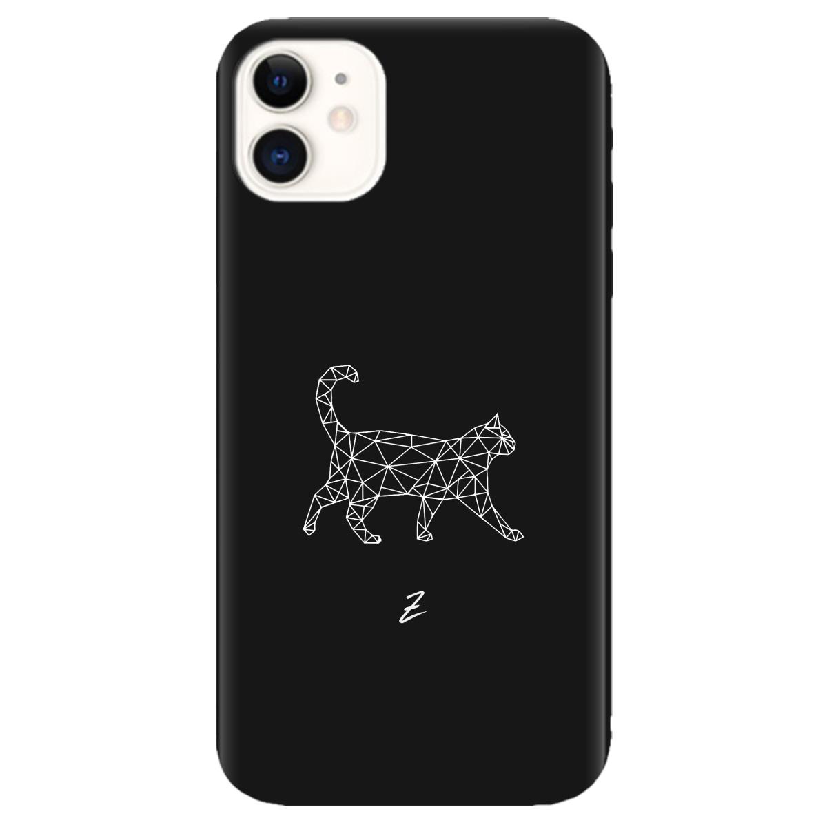 Силиконовый чехол Zorrov для Apple iPhone 11 - White cat (12180040179072060)