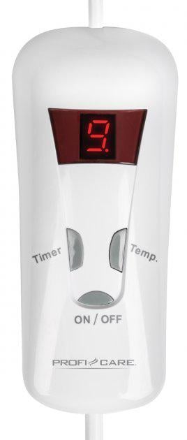 Електропростирадло з підігрівом Profi Care PC-WZD 3061 флісове на 180 Вт 3 рівні нагріву і таймер 175х130 см Сірий - фото 2