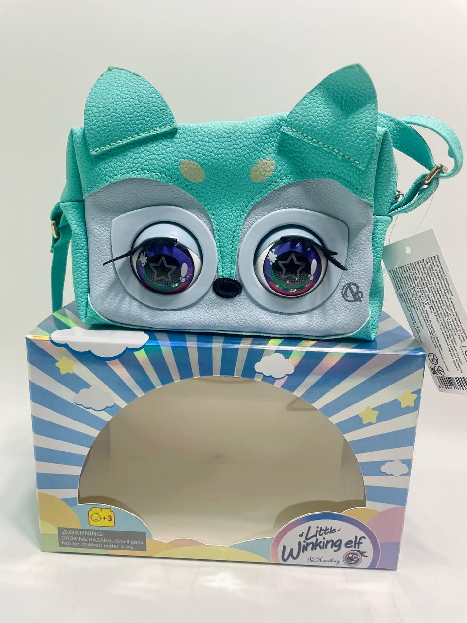 Интерактивная сумочка издает звуки от батареек 2 режима работы реагирует на прикосновение в коробке Зеленый (С 62909 40) - фото 4 Интерактивная сумочка издает звуки от батареек 2 режима работы реагирует на прикосновение в коробке Зеленый (С 62909 40) - фото 4