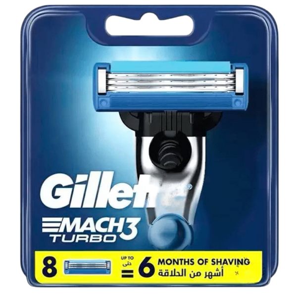 Касети змінні для гоління GILLETTE Mach3 Turbo 8 шт.