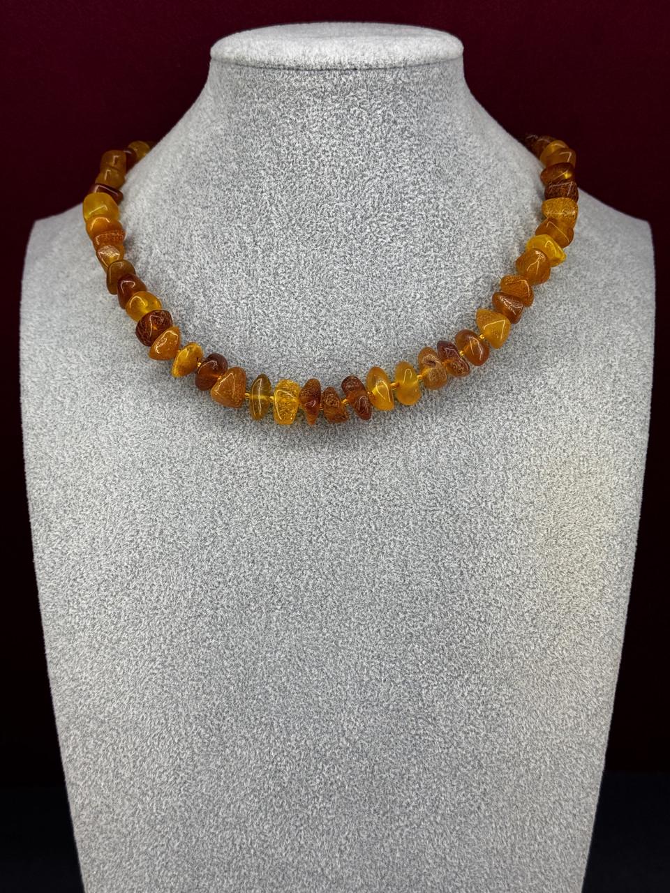 Бусы из янтаря лечебные 43 см (н-883)