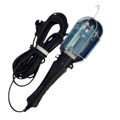 Лампа фонарь переносная с выключателем 15 м 1хЕ27 100 Вт 6А (С6-003)