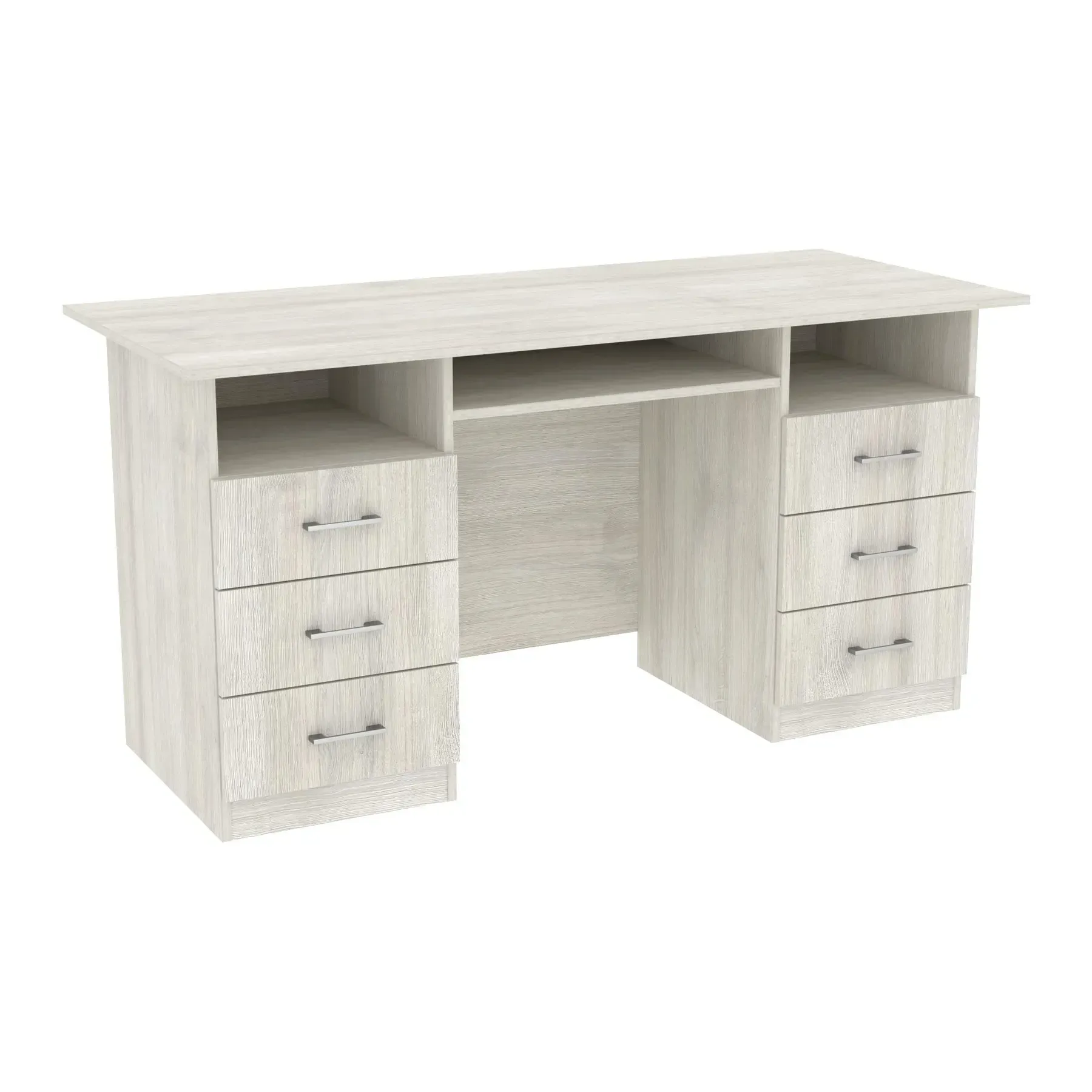 Стіл офісний Kontinent ОСП-4 1500х600х760 мм Дуб Шамоні Світлий (83457177) - фото 1 Стіл офісний Kontinent ОСП-4 1500х600х760 мм Дуб Шамоні Світлий (83457177) - фото 1