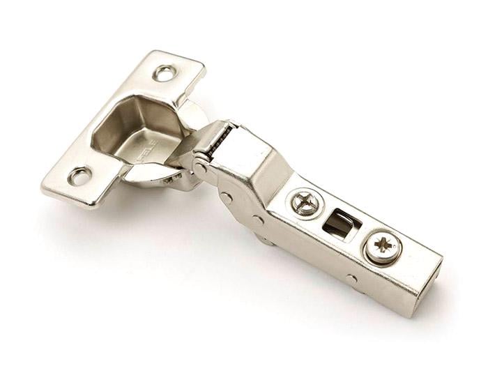 Петля полунакладная Hafele Metalla c доводчиком Clip-on D SM N 110° ⌀ 35 Никель (315.00.701)