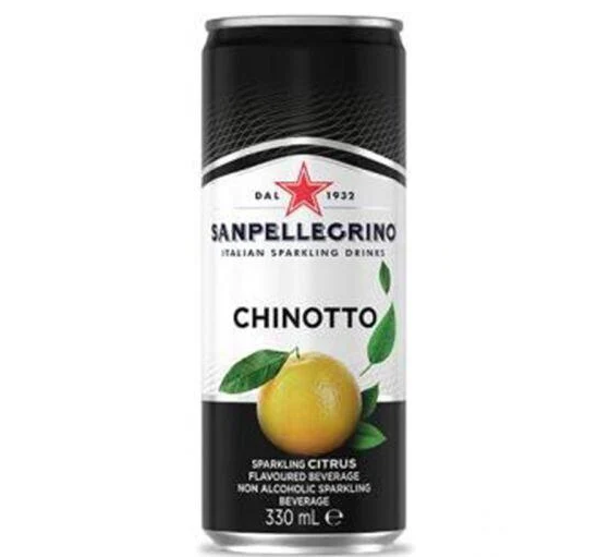 Вода газированная с экстрактом померанца San Pellegrino Chinotto 4 шт. х 0,33 л (18161)
