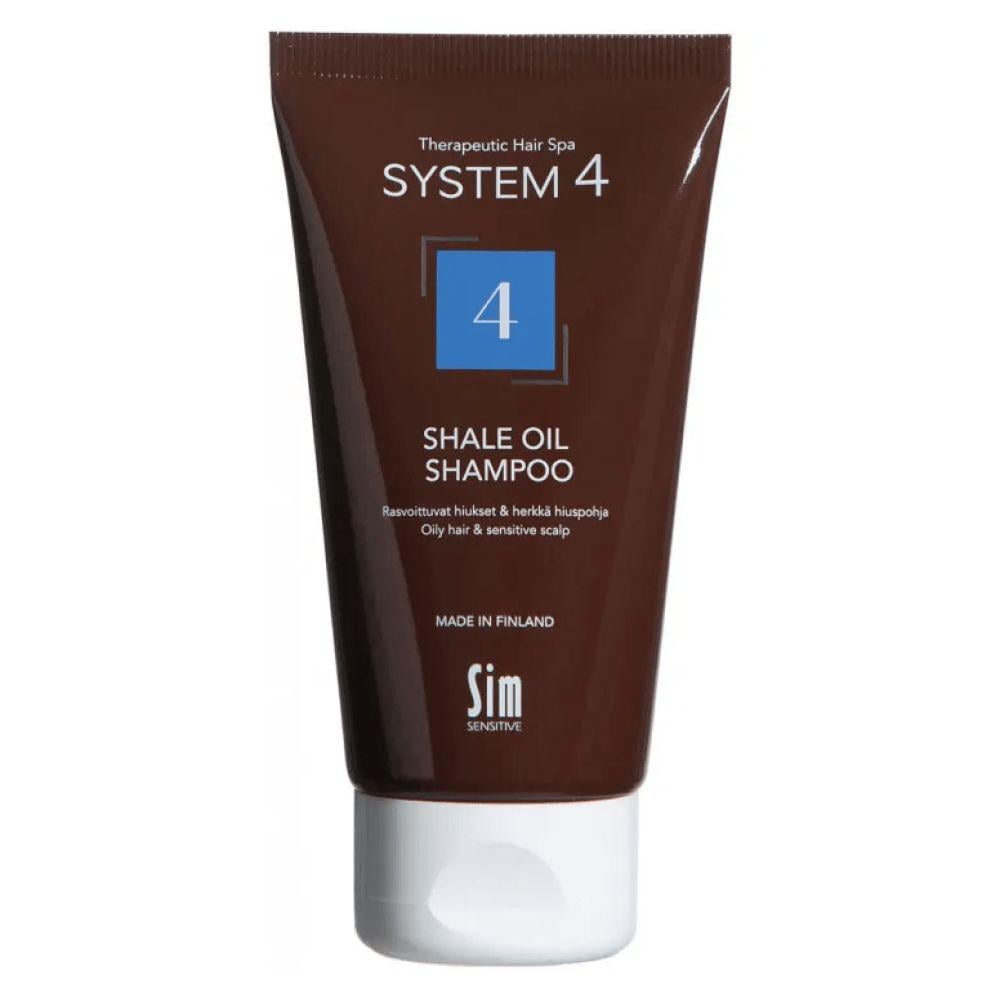 Шампунь Sim Sensitive №4 для жирной и чувствительной кожи головы System4 4 Shale Oil Shampoo 75 мл
