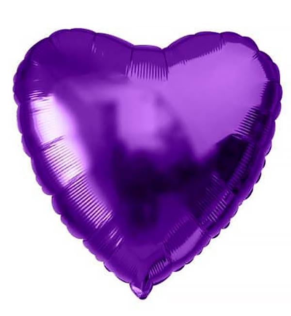 Воздушные шарики Heart Ø 22 см Фиолетовый