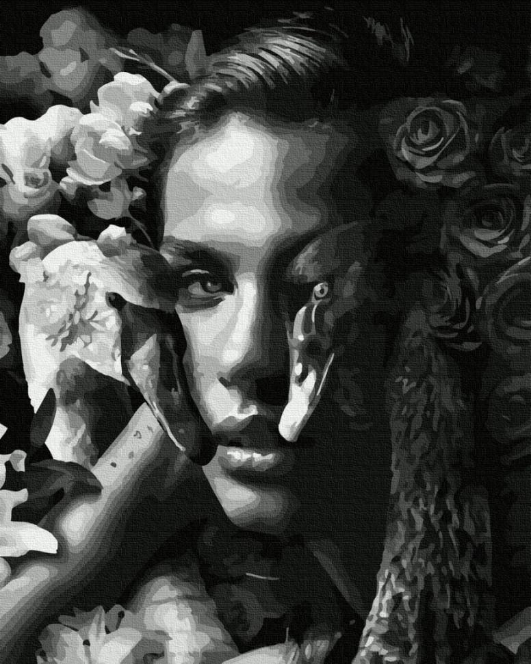 Картина по номерам Brushme Женщина с лебедями (GX35638) Картина по номерам Brushme Женщина с лебедями (GX35638)