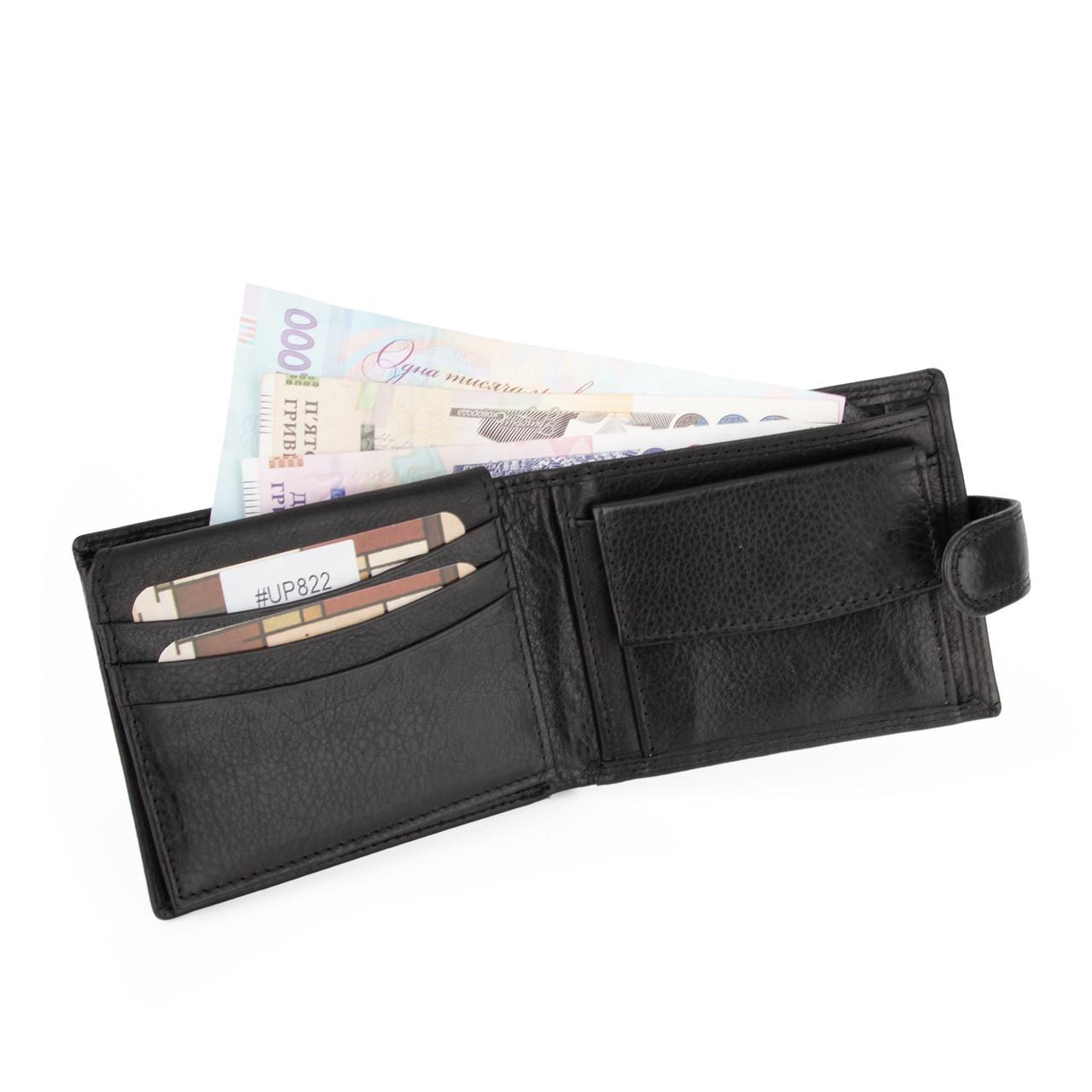Портмоне мужское кожаное SU822 Virginia Conti на кнопке Черный (2775522047) - фото 2 Портмоне мужское кожаное SU822 Virginia Conti на кнопке Черный (2775522047) - фото 2